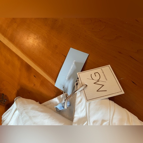 ANTONIO MELANI x MG STYLE ‘Alys’ 🆕 Linen Voluminous Flower Top. Gorgeous! Sz 12 - Picture 5 of 7